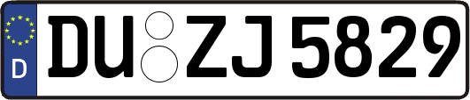 DU-ZJ5829