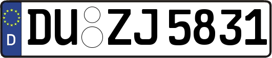 DU-ZJ5831