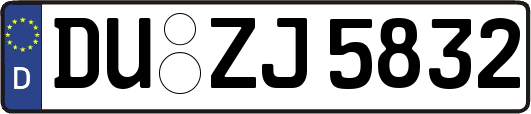 DU-ZJ5832