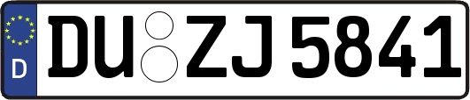 DU-ZJ5841