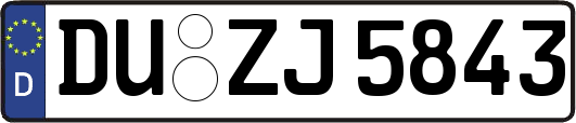 DU-ZJ5843