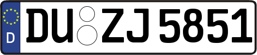 DU-ZJ5851