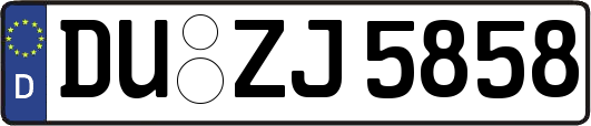 DU-ZJ5858