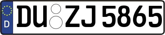 DU-ZJ5865