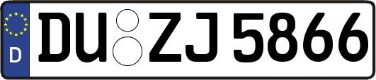DU-ZJ5866