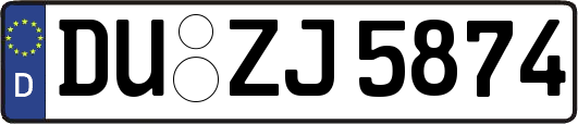 DU-ZJ5874