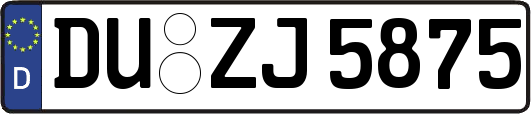 DU-ZJ5875
