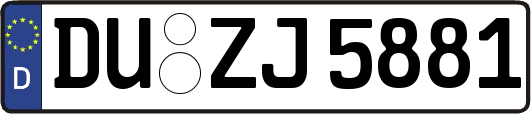 DU-ZJ5881