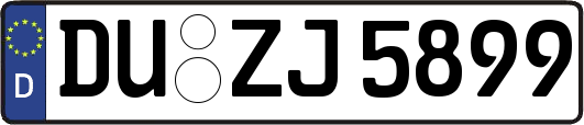 DU-ZJ5899