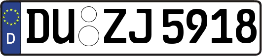 DU-ZJ5918