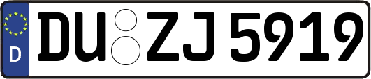 DU-ZJ5919