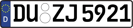 DU-ZJ5921
