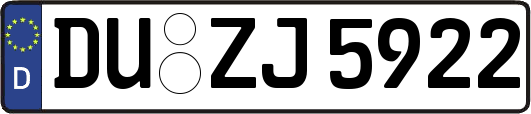 DU-ZJ5922