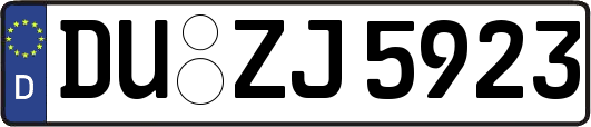 DU-ZJ5923