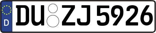 DU-ZJ5926