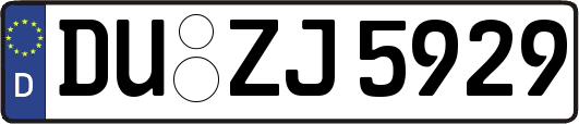 DU-ZJ5929