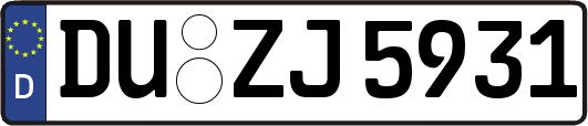 DU-ZJ5931
