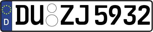 DU-ZJ5932