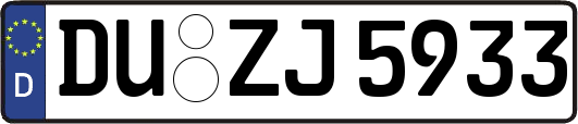 DU-ZJ5933