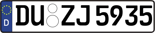DU-ZJ5935