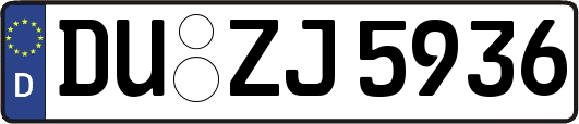 DU-ZJ5936