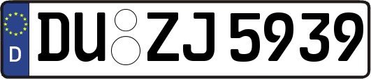 DU-ZJ5939