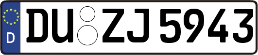 DU-ZJ5943