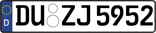 DU-ZJ5952