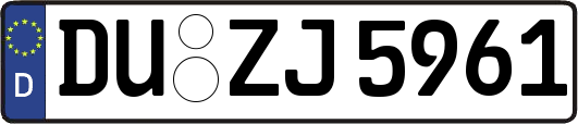 DU-ZJ5961
