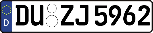 DU-ZJ5962