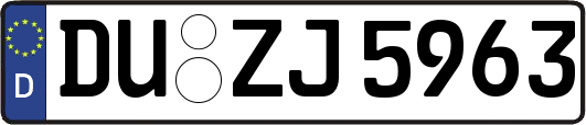DU-ZJ5963