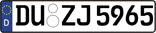 DU-ZJ5965