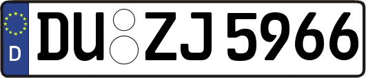 DU-ZJ5966