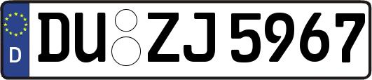 DU-ZJ5967
