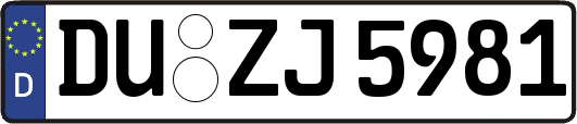 DU-ZJ5981