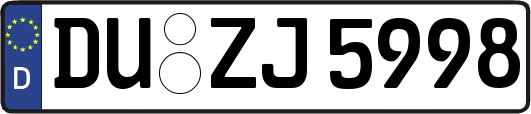 DU-ZJ5998