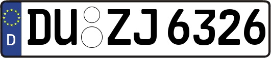 DU-ZJ6326
