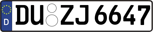 DU-ZJ6647
