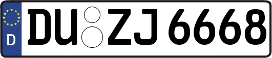 DU-ZJ6668