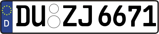 DU-ZJ6671