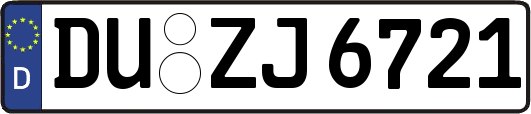 DU-ZJ6721