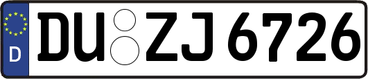DU-ZJ6726
