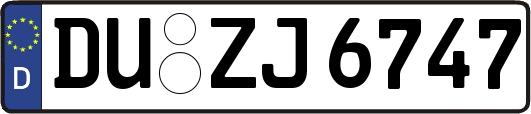 DU-ZJ6747