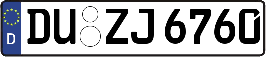 DU-ZJ6760