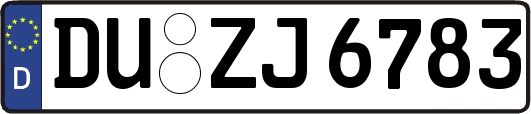 DU-ZJ6783