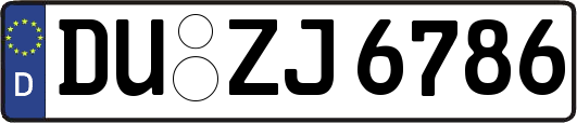 DU-ZJ6786
