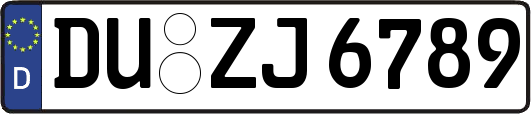 DU-ZJ6789