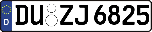 DU-ZJ6825