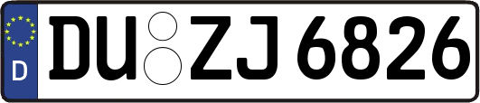DU-ZJ6826