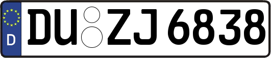 DU-ZJ6838